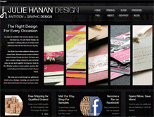 Tablet Screenshot of juliehanandesign.com